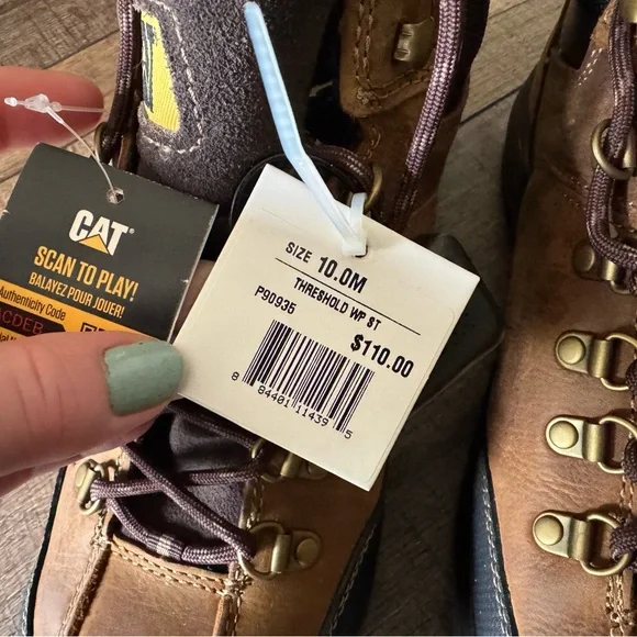 Caterpillar Brown and Black Leather Boots